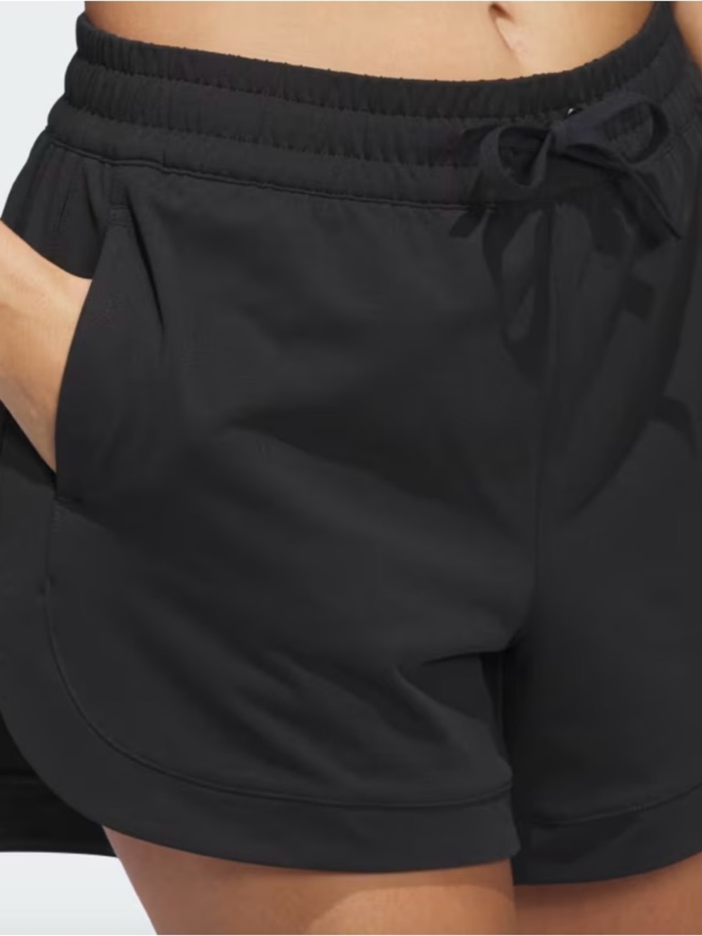 Brand Adidas women’s black golf shorts large